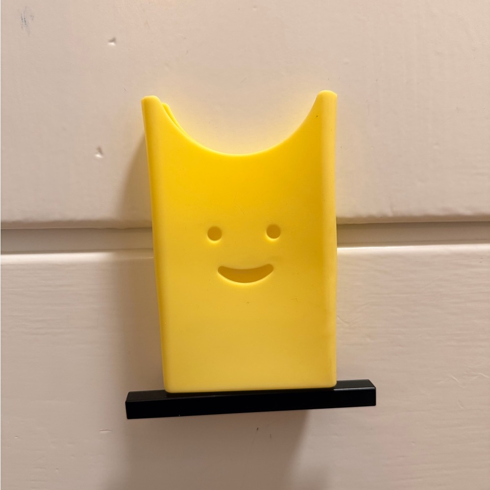 Yellow Smiley Face BOGG Bag Phone Holder